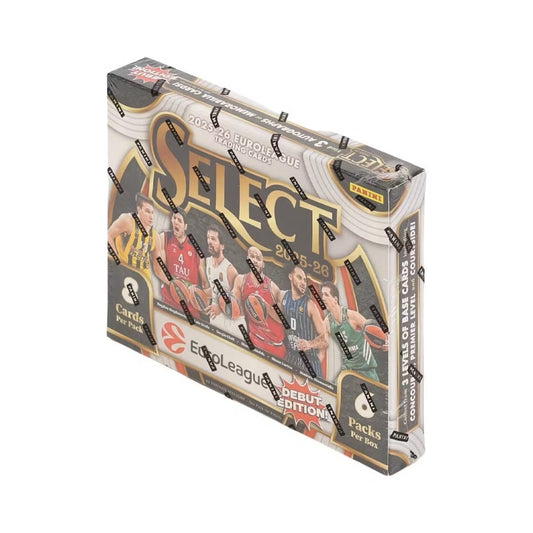2025 - 26 Panini Select EuroLeague Basketball Hobby Box