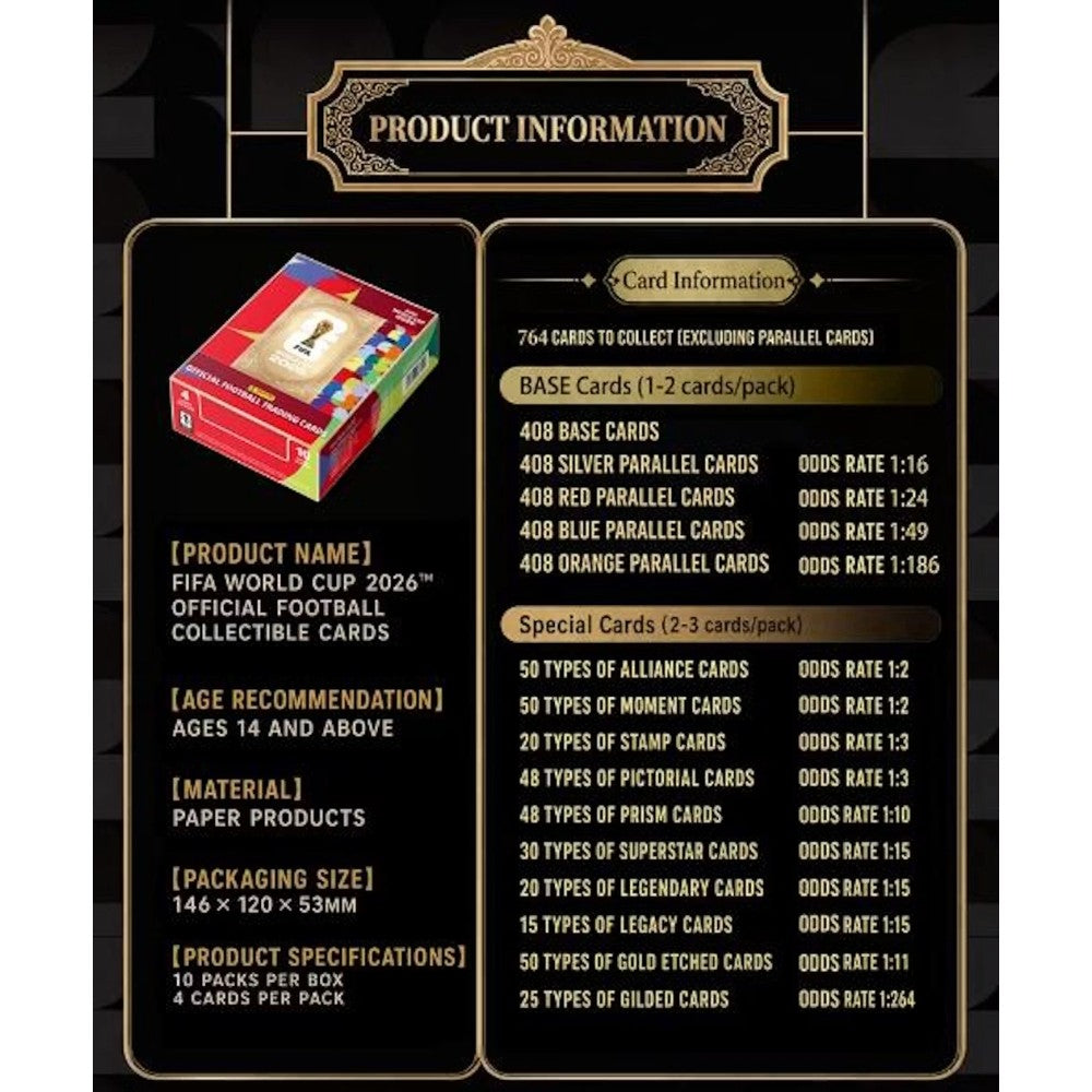 2026 Panini x KAYOU FIFA World Cup Soccer Standard Hobby Box