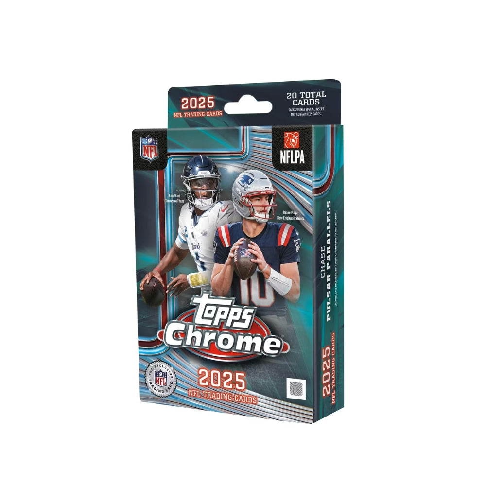 2025 Topps Chrome Football NFL Hanger Box