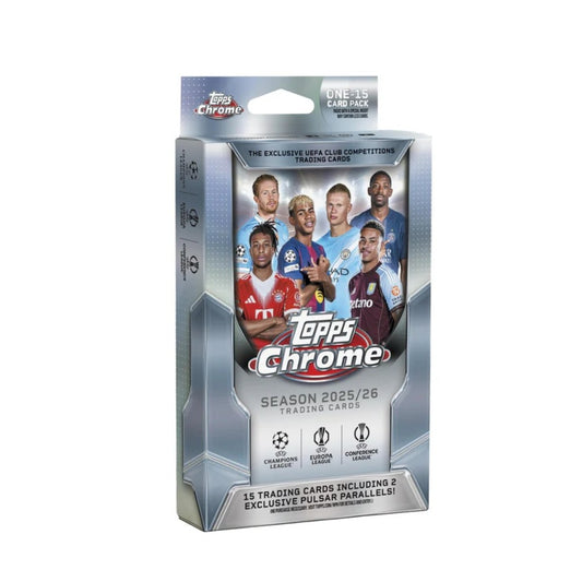 2025 - 26 Topps Chrome UEFA Club Competitions Hanger