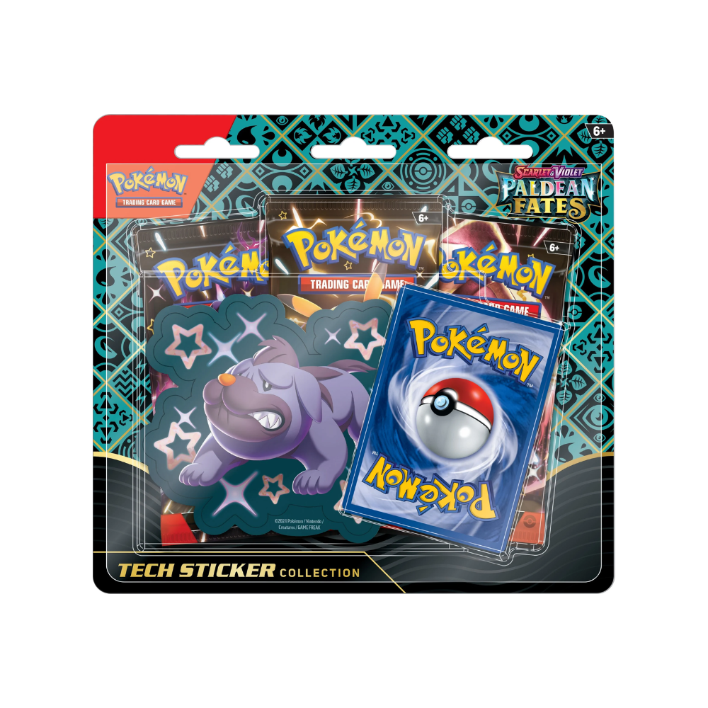 Pokemon: Scarlet & Violet Paldean Fates Tech Sticker Collection