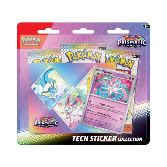Pokémon: Scarlet & Violet Prismatic Evolutions Tech Sticker Collection - Sylveon