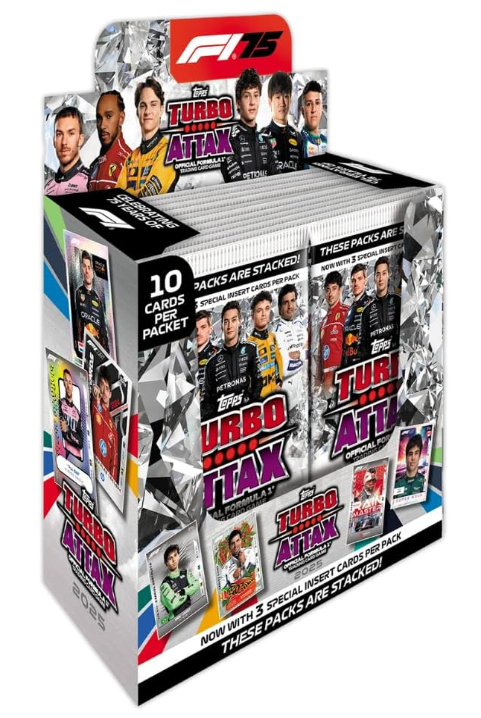 2025 Topps Turbo Attax F1 Formula1 Racing Trading Card Game Box