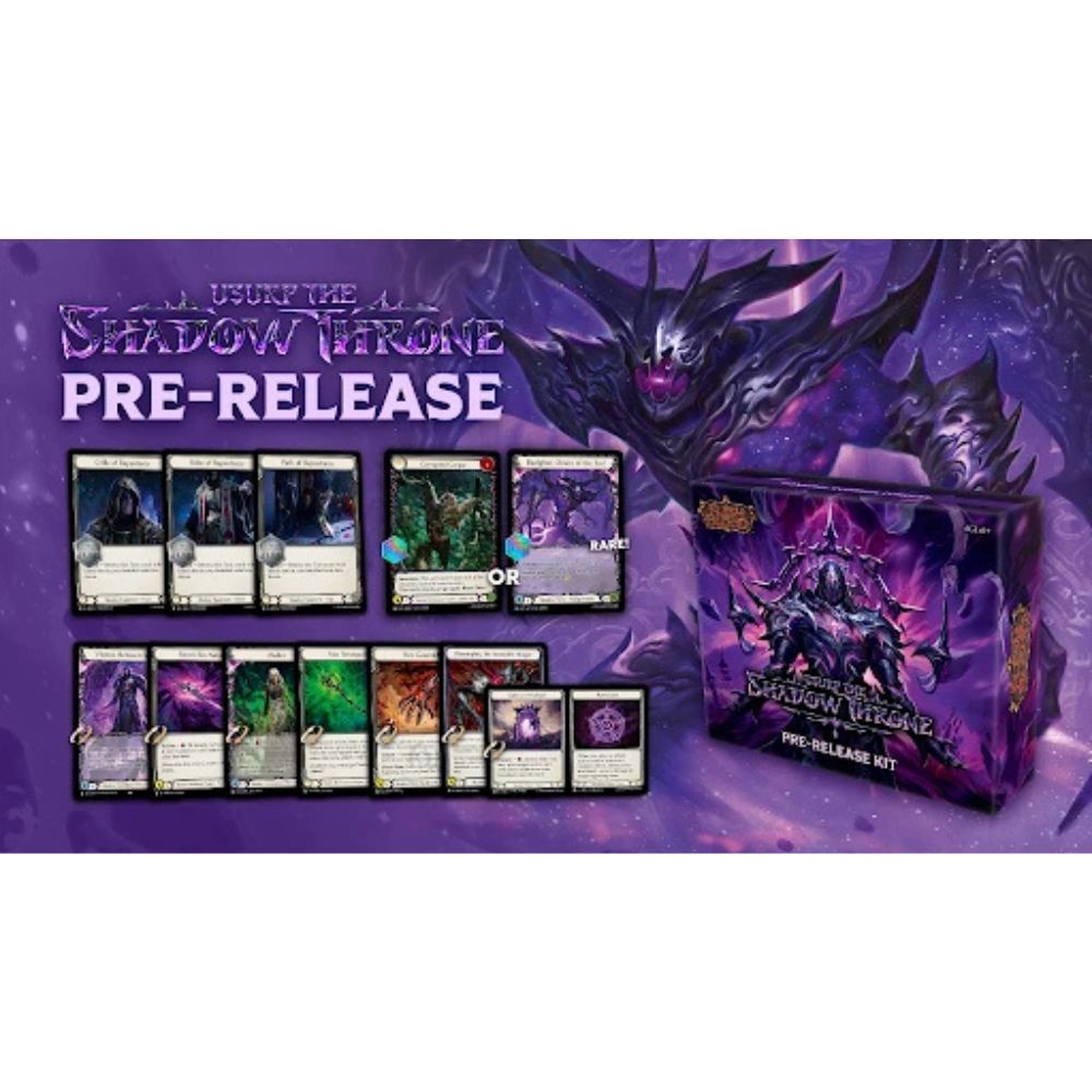 Flesh and Blood: Usurp The Shadow Throne Prerelease Kit