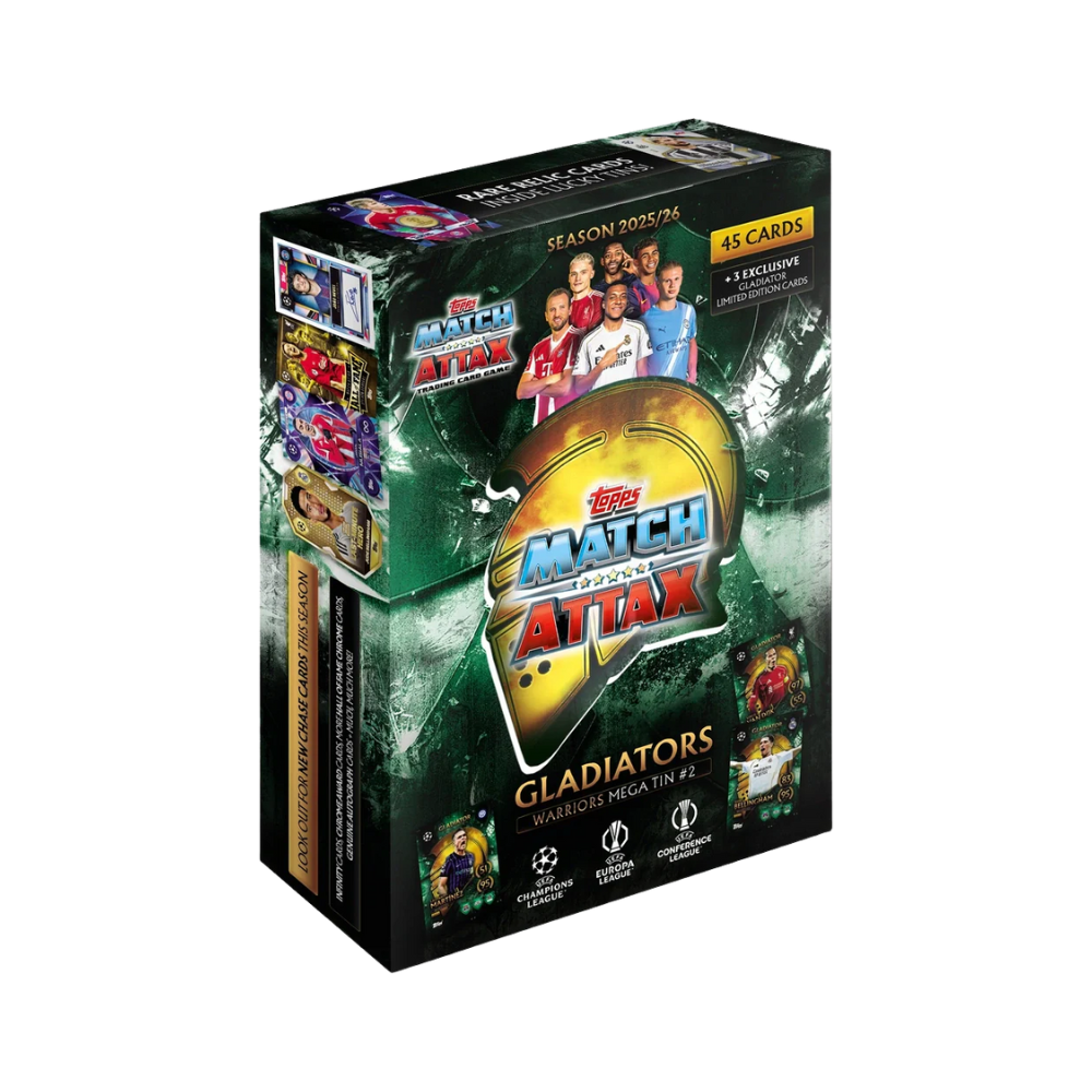 2025 - 26 Topps Match Attax UEFA Gladiators Centurions Mega Tin