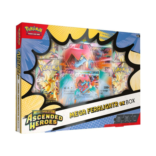 Pokémon: Mega Evolution Ascended Heroes Mega Feraligatr ex Box