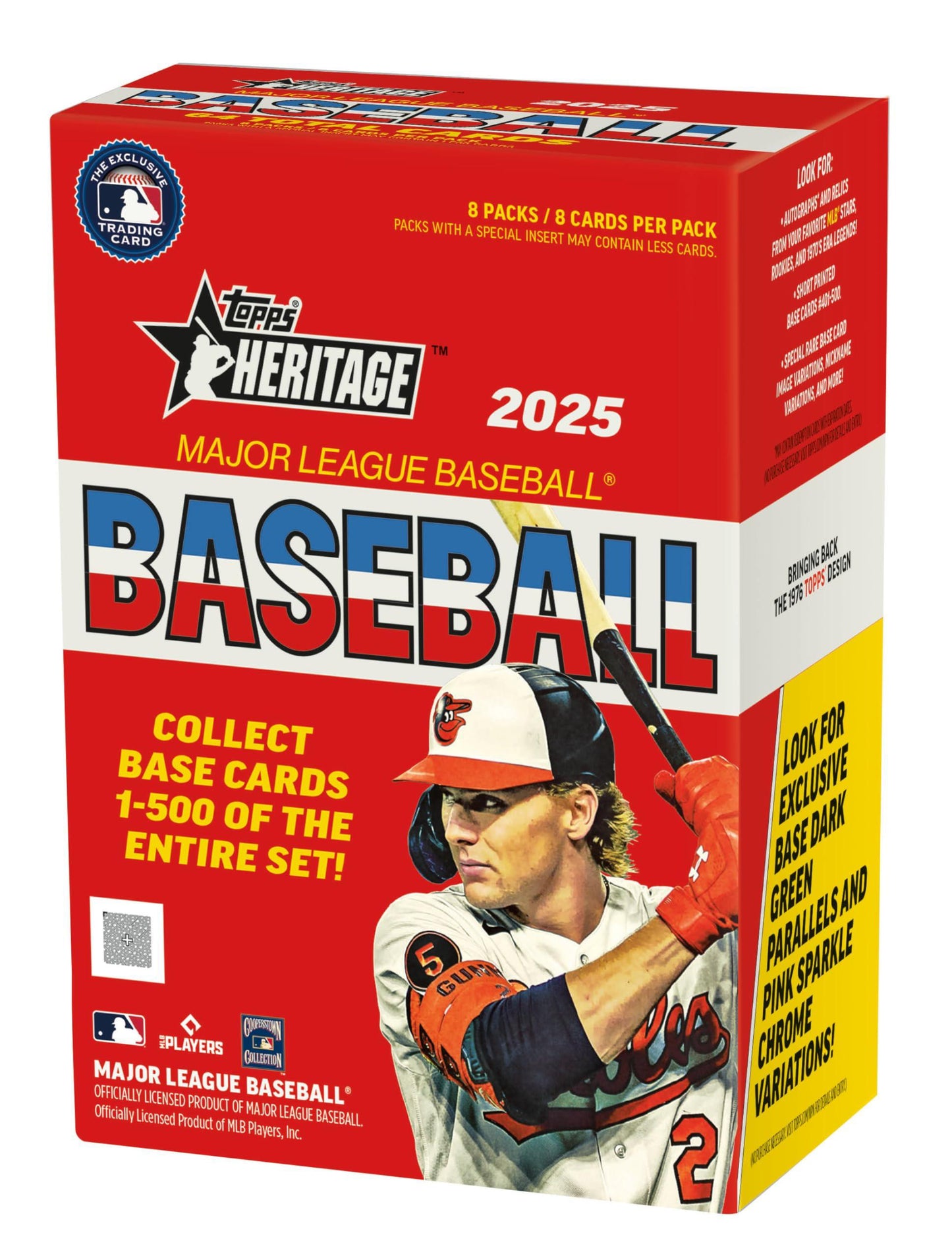 2025 Topps Heritage MLB Baseball Blaster