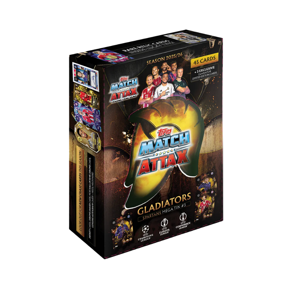 2025 - 26 Topps Match Attax UEFA Gladiators Centurions Mega Tin