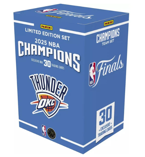 2025 Panini NBA Basketball Champions Oklahoma City Thunder Box Set
