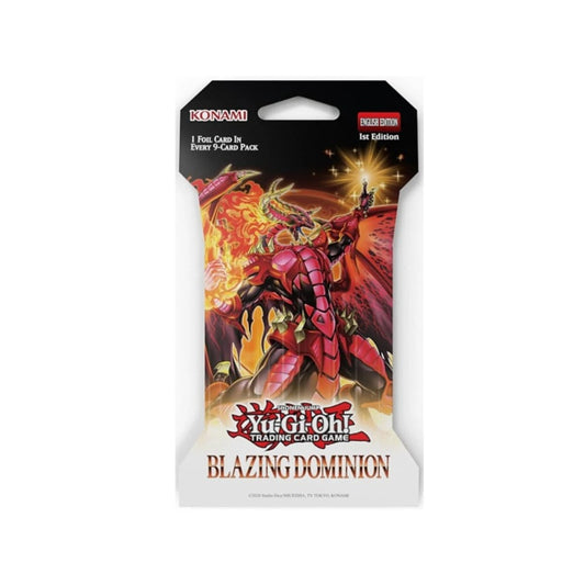 Yu-gi-oh! - Blazing Dominion 1st Edition Sleeved Booster