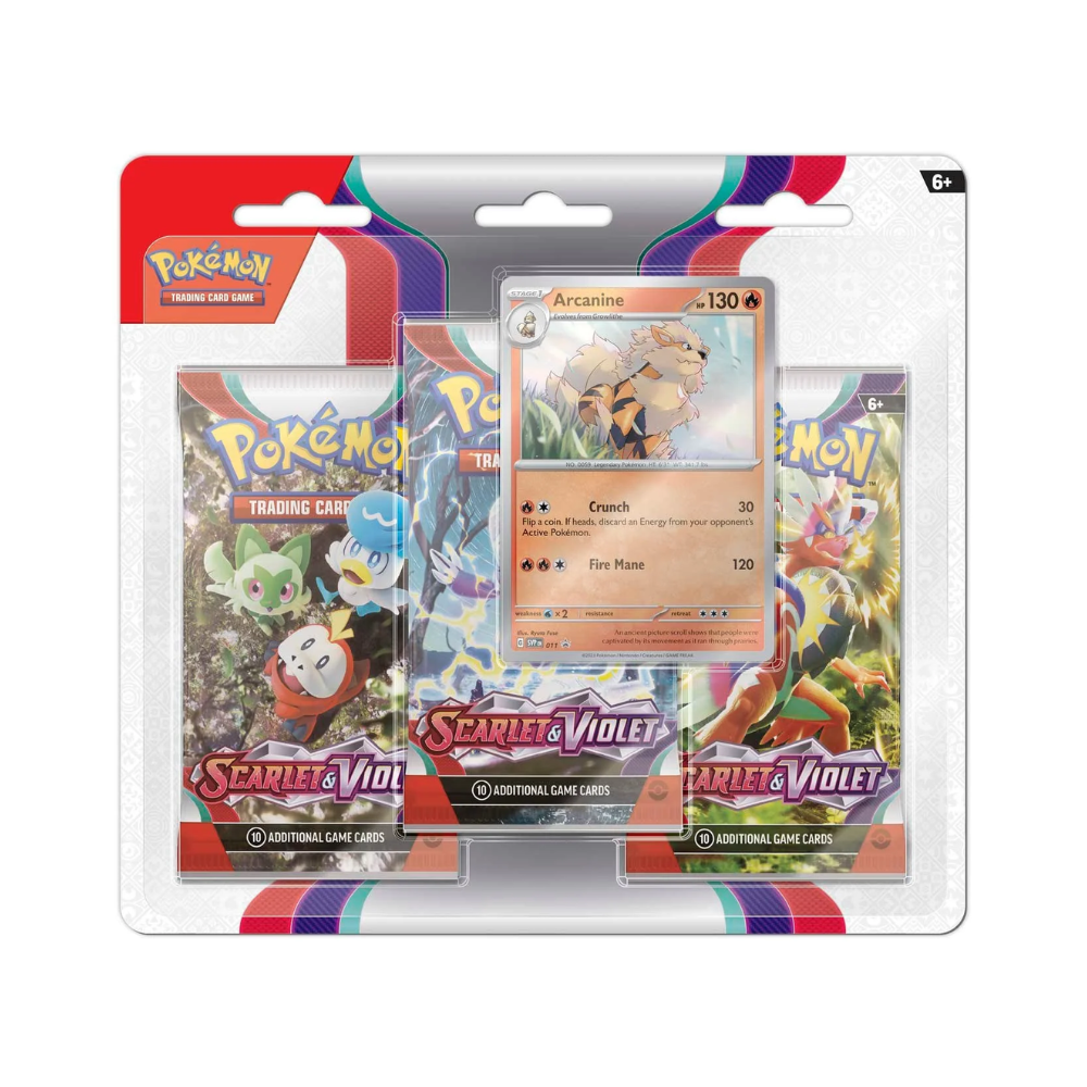 Pokemon: Scarlet & Violet Base Set 3-pack Blister - ONE AT RANDOM