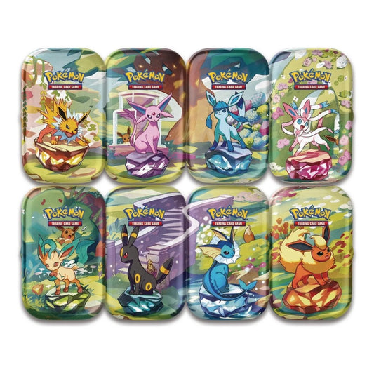 Pokemon: Scarlet & Violet Prismatic Evolutions Mini Tin - ONE AT RANDOM