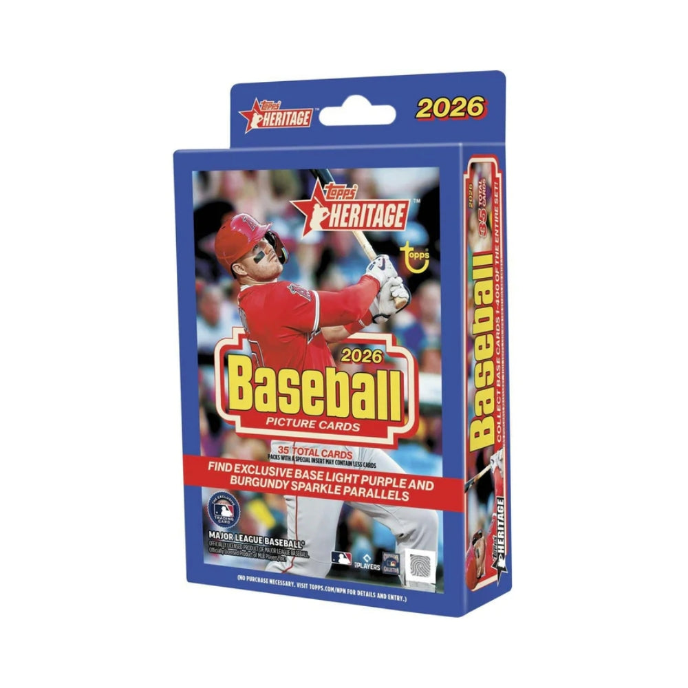 2026 Topps Heritage MLB Baseball Hanger Box