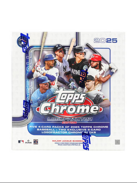 2025 Topps Chrome MLB Baseball Logofractor Edition Box