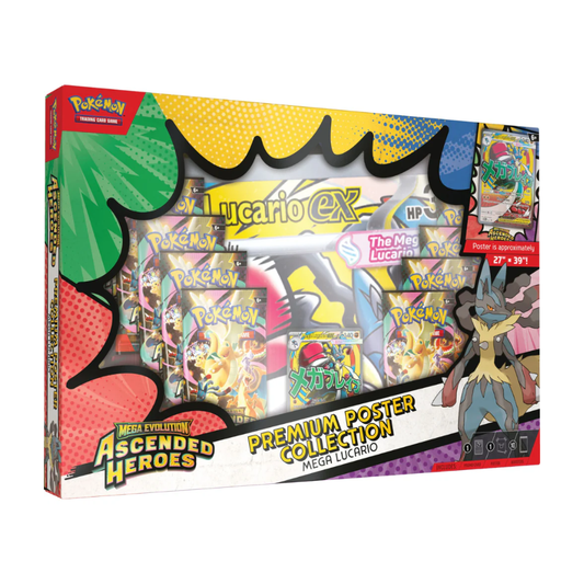 Pokémon: Mega Evolution Ascended Heroes Premium Poster Collection - ONE AT RANDOM