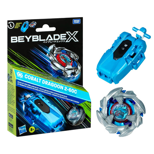 Beyblade X: Cobalt Dragoon 2-60C Launcher Set