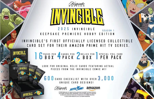 2025 Keepsake Invincible Premier Edition Season 1 Hobby Box