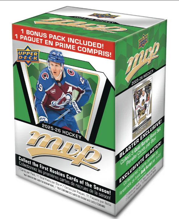 2025 - 26 Upper Deck MVP NHL Hockey Blaster Box