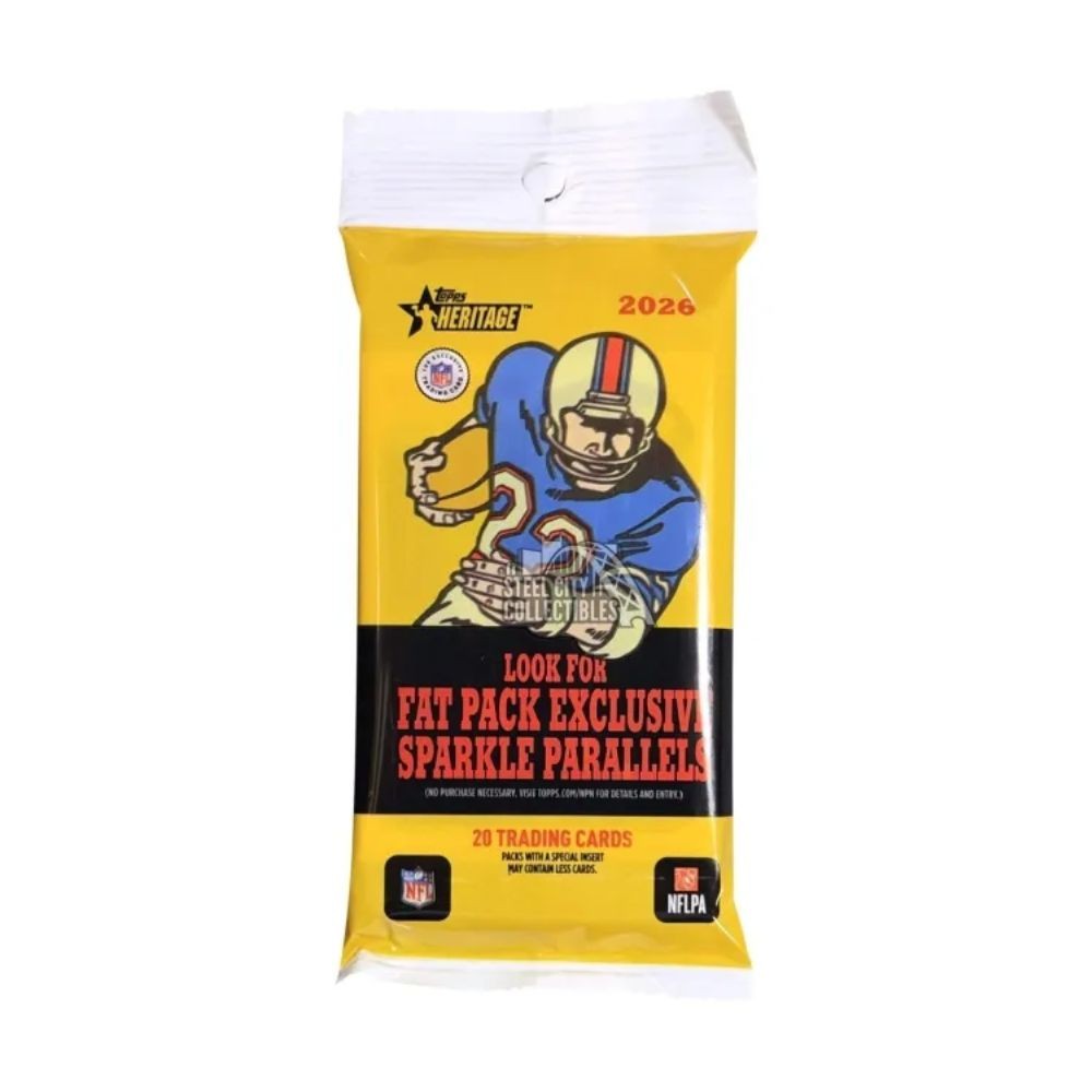 2026 Topps Heritage Football Fat Pack