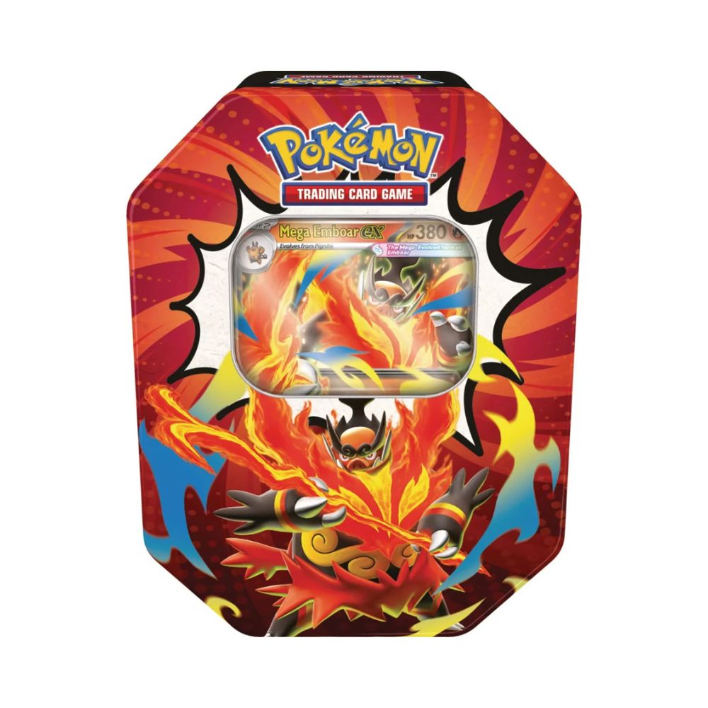Pokémon: Mega Evolution Ascended Heroes Tin Mega Emboar ex