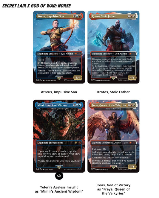 Magic: The Gathering: Secret Lair x God of War: Norse - NON FOIL
