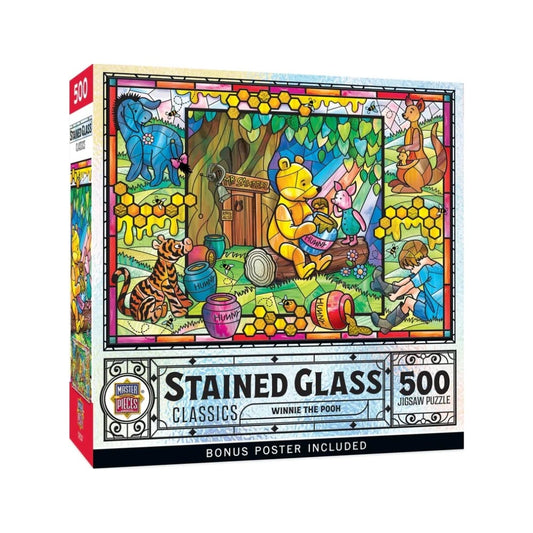 Stained Glass Winnie The Pooh Puzzle 500pcs