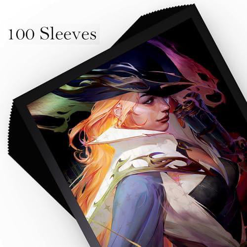 Riftbound League of Legends CG: Miss Fortune Art Standard Size Card Sleeves (100ct)