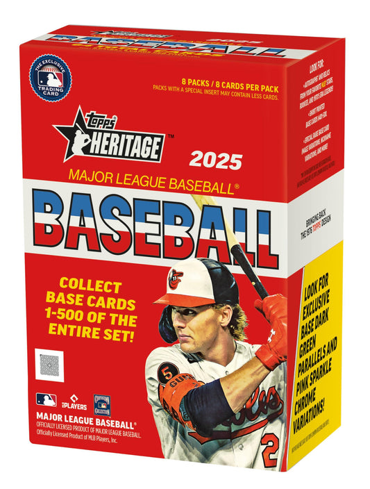 2025 Topps Heritage MLB Baseball Blaster