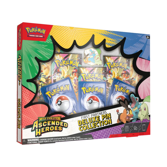 Pokémon: Mega Evolutions Ascended Heroes First Partners Deluxe Pin Collection