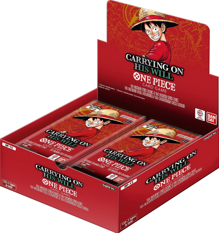 One Piece CG: OP-13 Carrying On His Will Booster Box