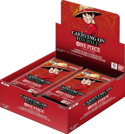 One Piece CG: OP-13 Carrying On His Will Booster Box