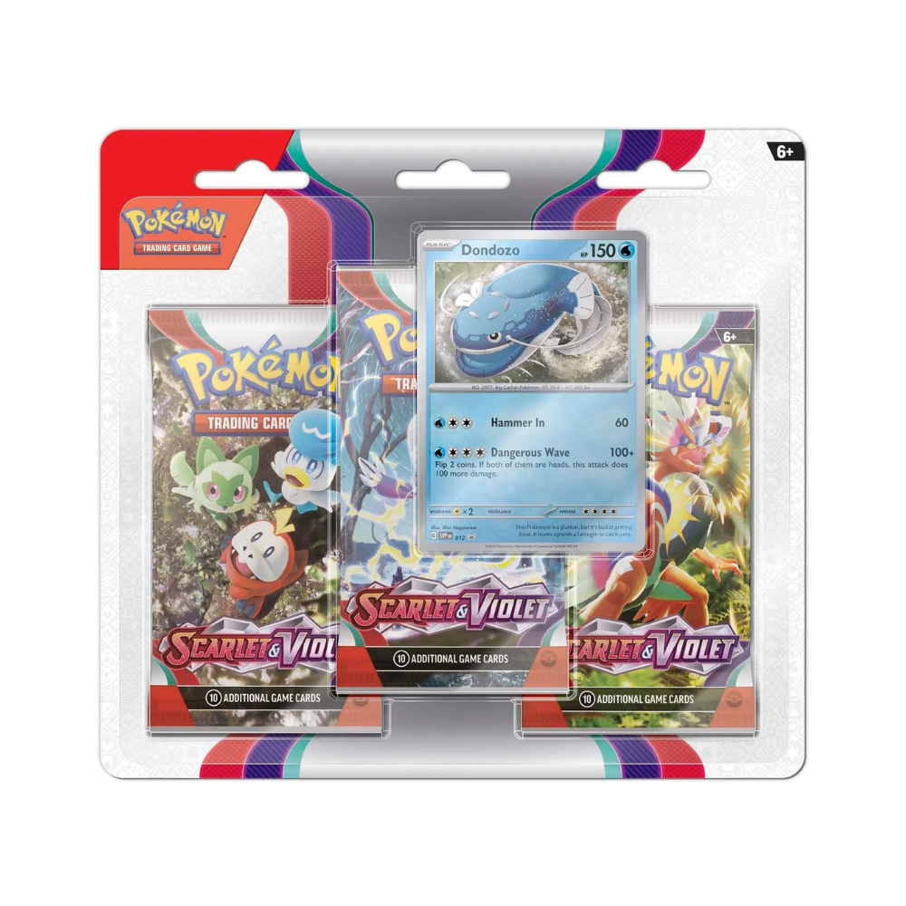 Pokemon: Scarlet & Violet Base Set 3-pack Blister - ONE AT RANDOM