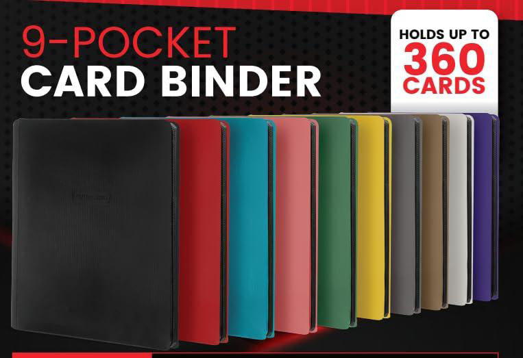 Evoretro: 9-pocket Zipper Portfolio Binder - Yellow