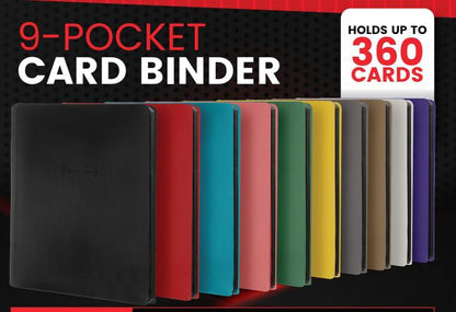 Evoretro: 9-pocket Zipper Portfolio Binder - Yellow