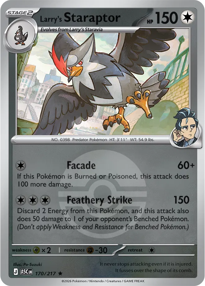 Larry's Staraptor [Ball]