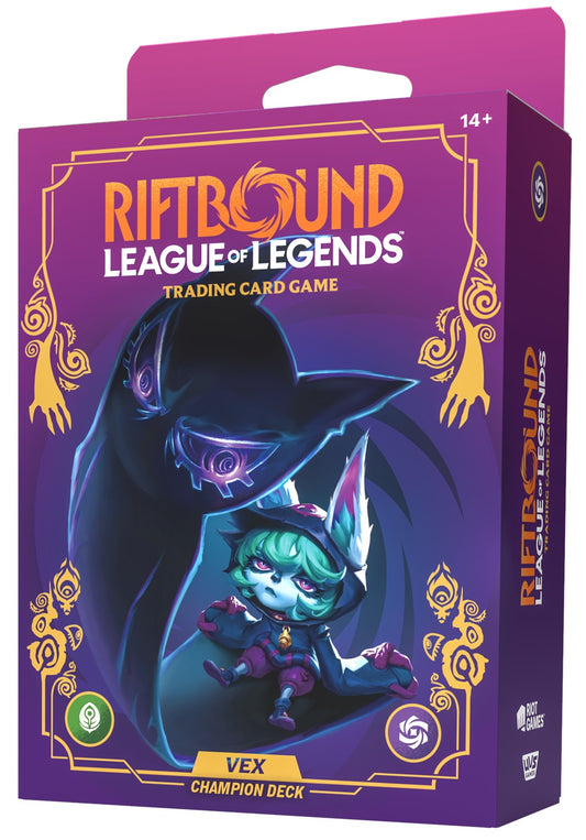 Riftbound League of Legends CG: Unleashed Champion Deck Vex (Pre-order)