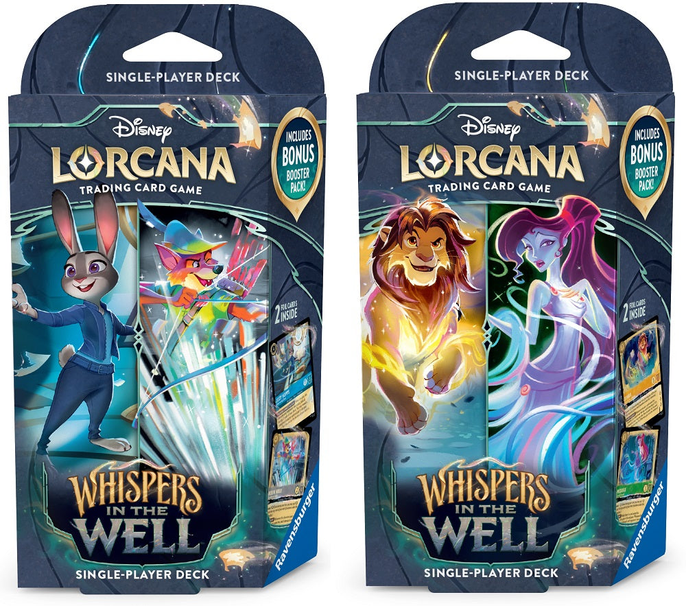 Disney Lorcana: Set 10 - Whispers in the Well Starter Deck (Pre-order)