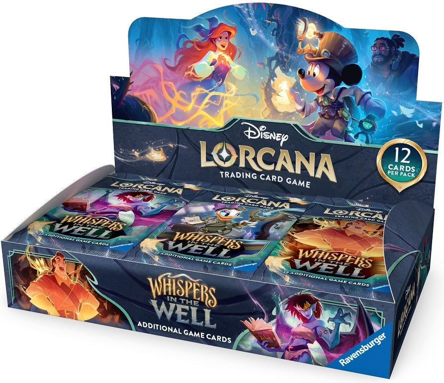 Disney Lorcana: Set 10 - Whispers in the Well Booster Box (Pre-order)