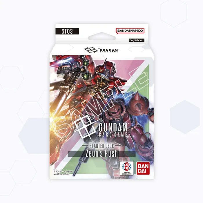 Gundam CG: ST-03 Zeon’s Rush Starter Deck