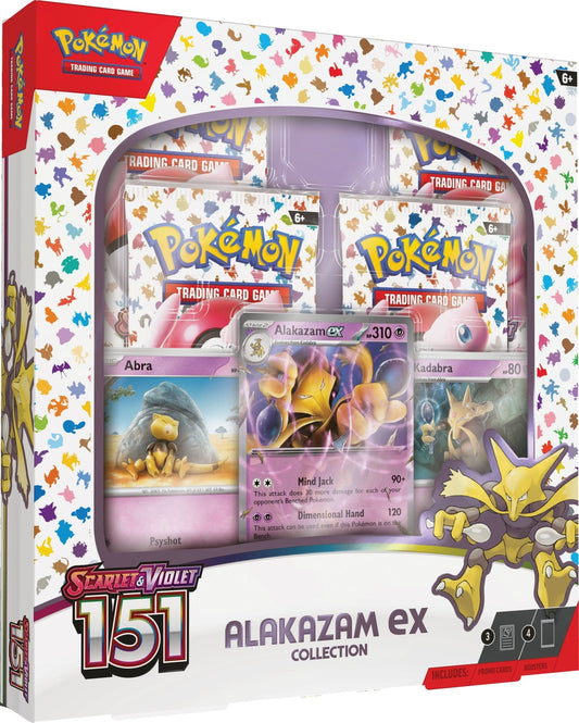 Scarlet & Violet - 151 Alakazam EX Collection Box