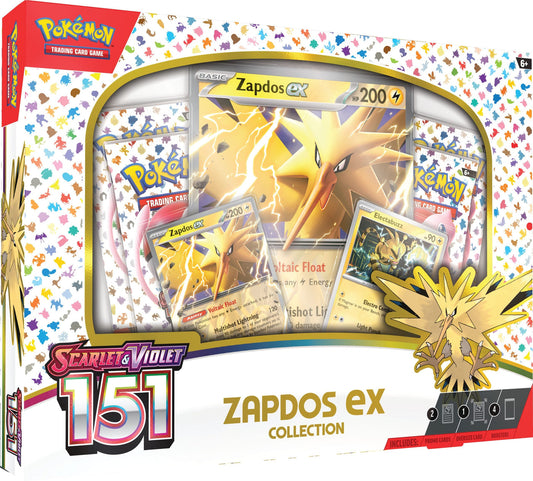 Scarlet & Violet - 151 Zapdos EX Collection Box