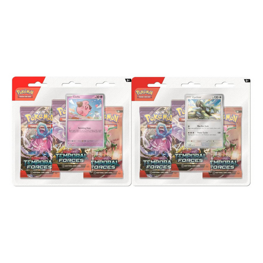 Scarlet & Violet Temporal Forces - 3-pack Blister (ONE AT RANDOM)