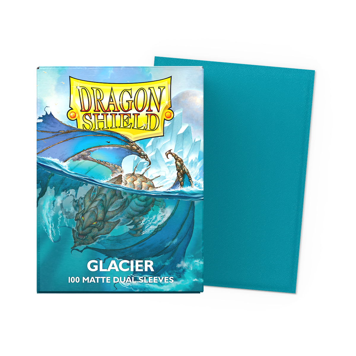 Dragon Shield Glacier - 100 Matte Dual Sleeves