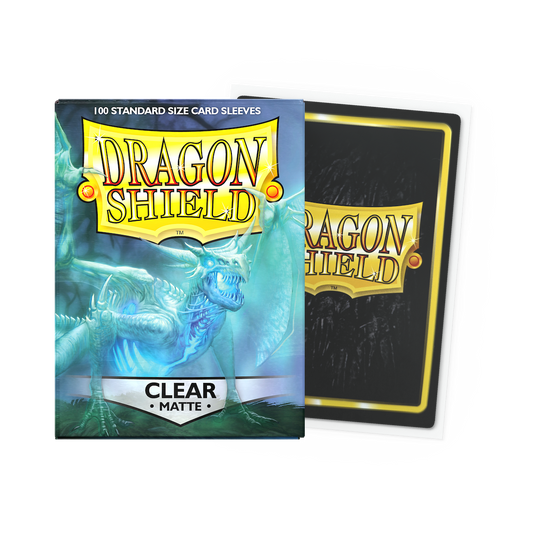 Dragon Shield Clear Matte - 100 Standard Size Card Sleeves